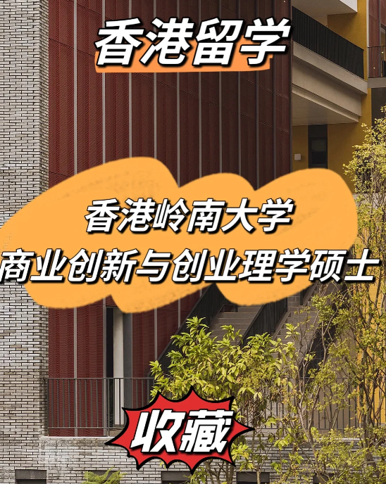 雅思分數(shù)低？不妨看看香港嶺南大學商業(yè)創(chuàng)新與創(chuàng)業(yè)理學碩士！